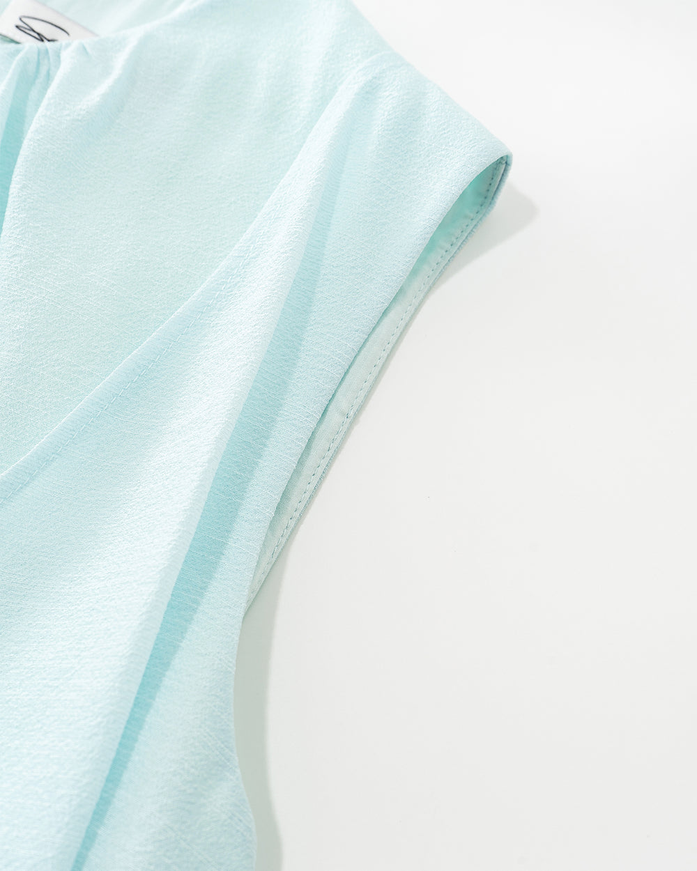 Acetate-blend cocoon-style top and skirt