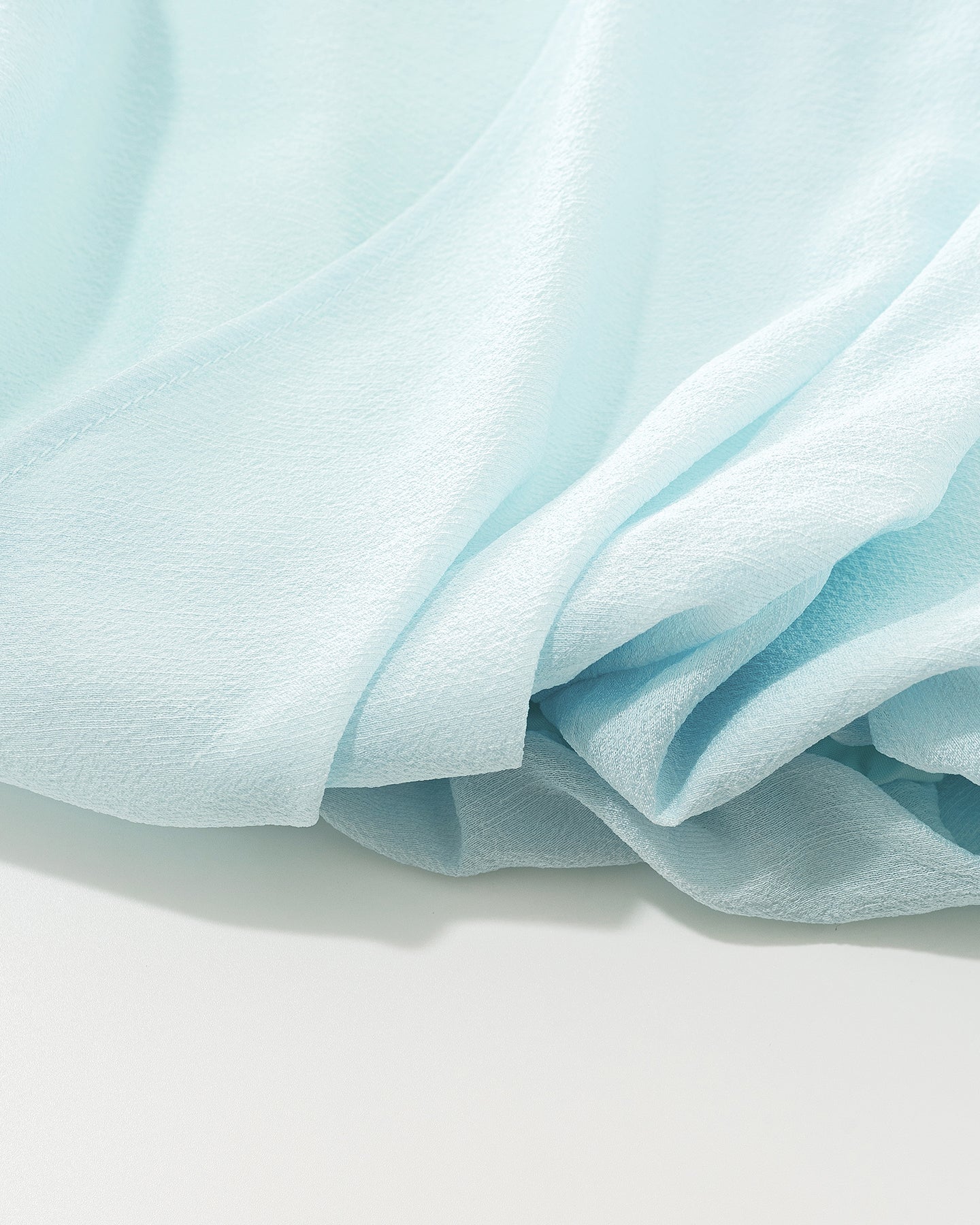 Acetate-blend cocoon-style top and skirt