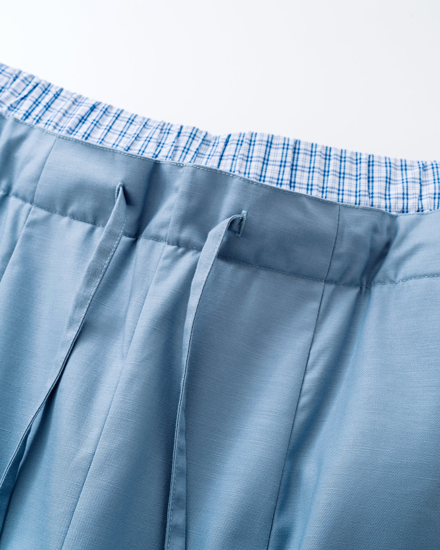 Lyocell Cotton Blend Straight Leg Pants