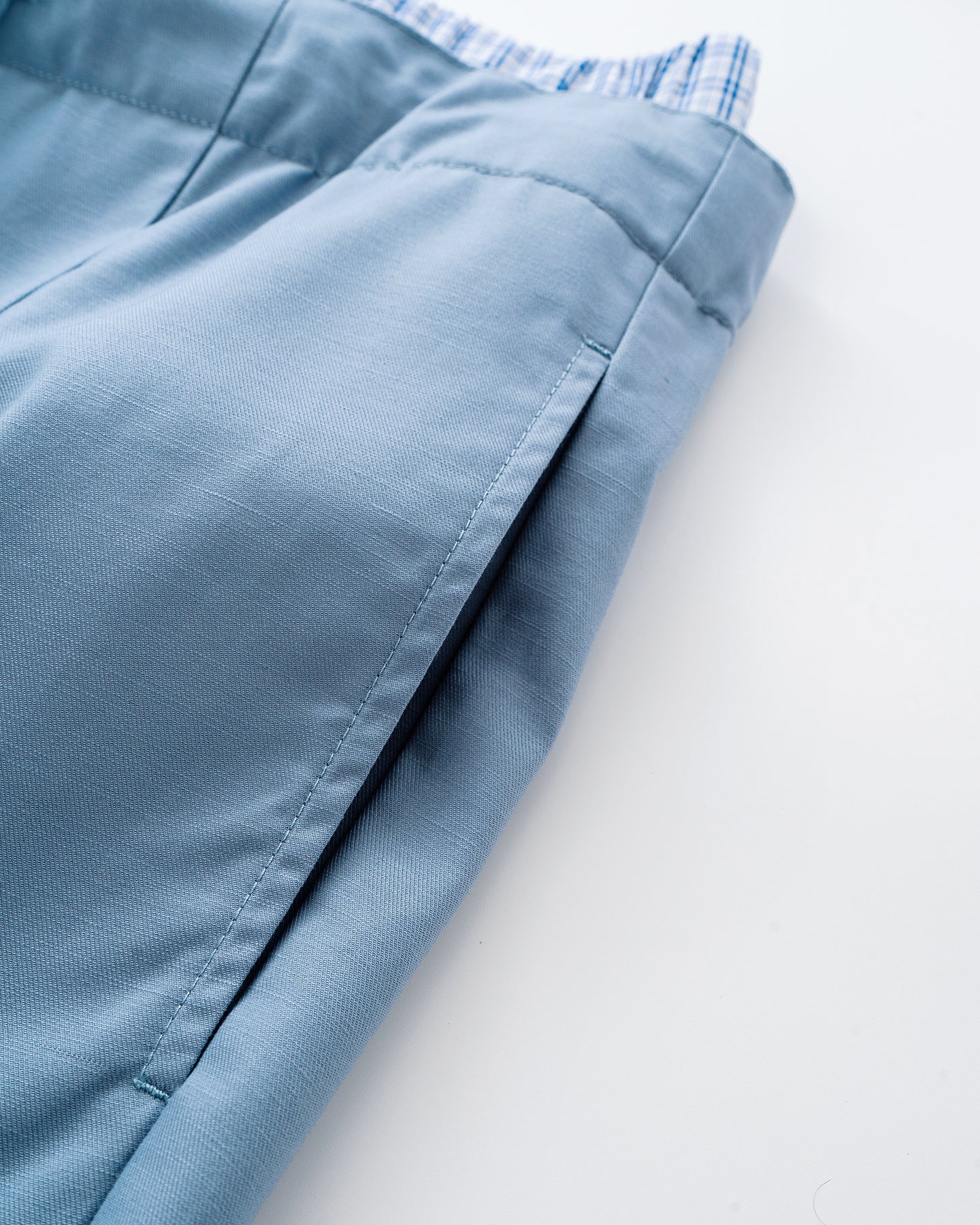Lyocell Cotton Blend Straight Leg Pants