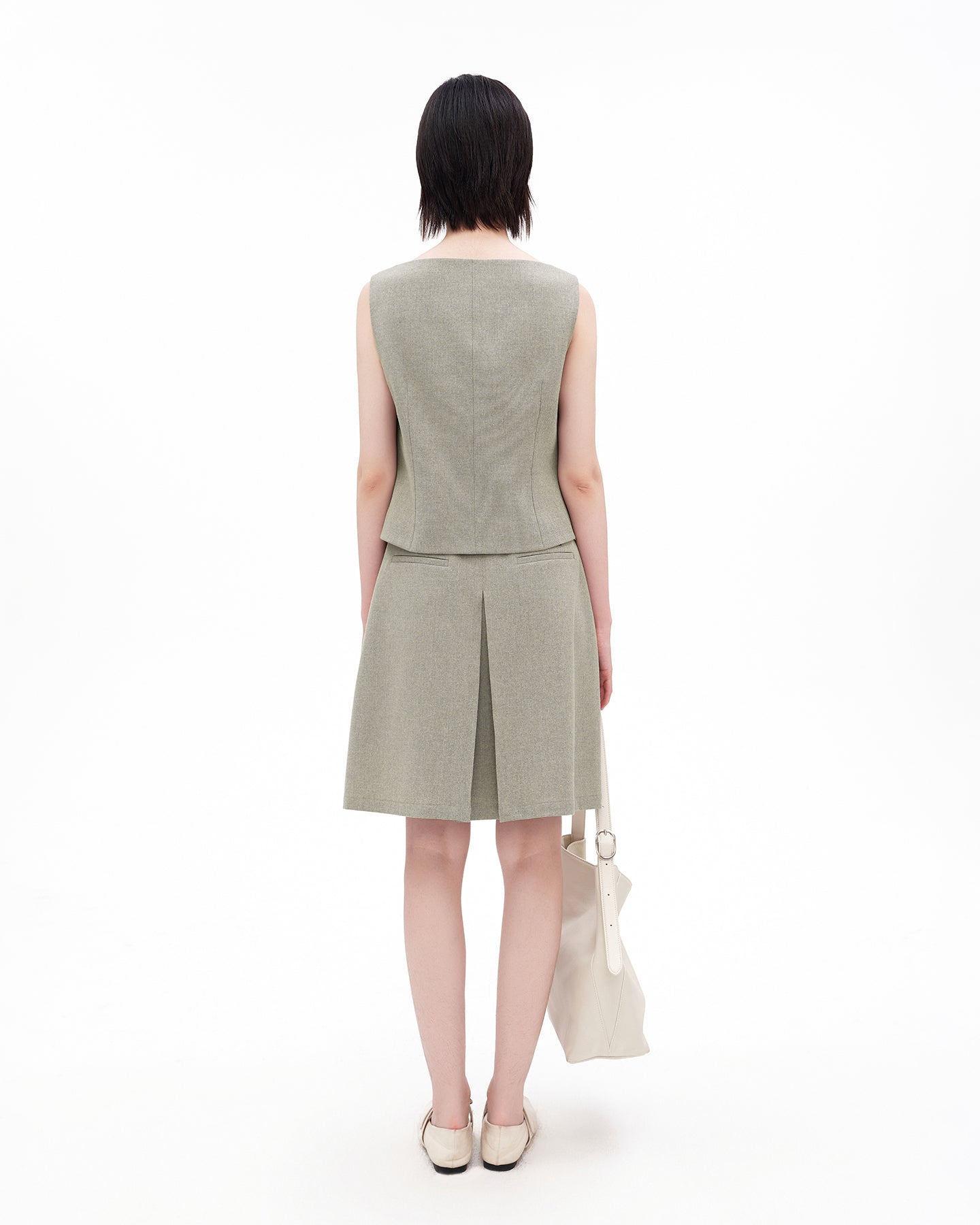 Classic Boat Neck Sleeveless Vest