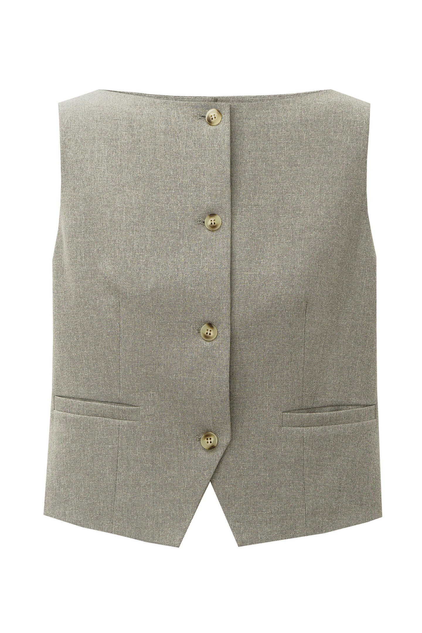Classic Boat Neck Sleeveless Vest
