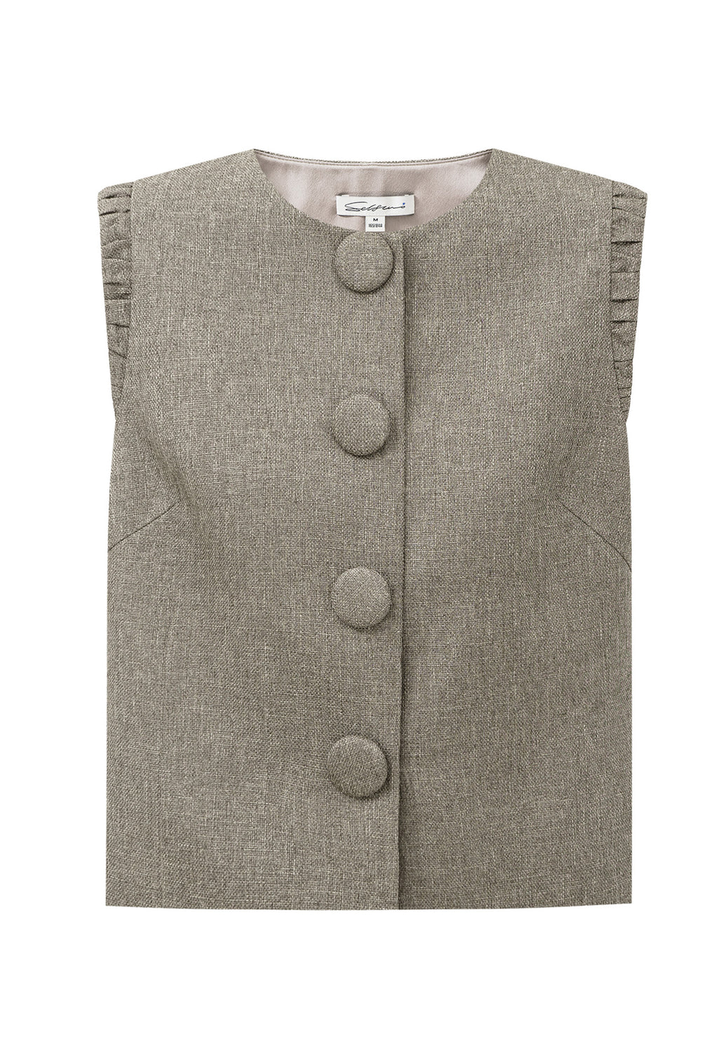 Vintage-Style Cropped Vest