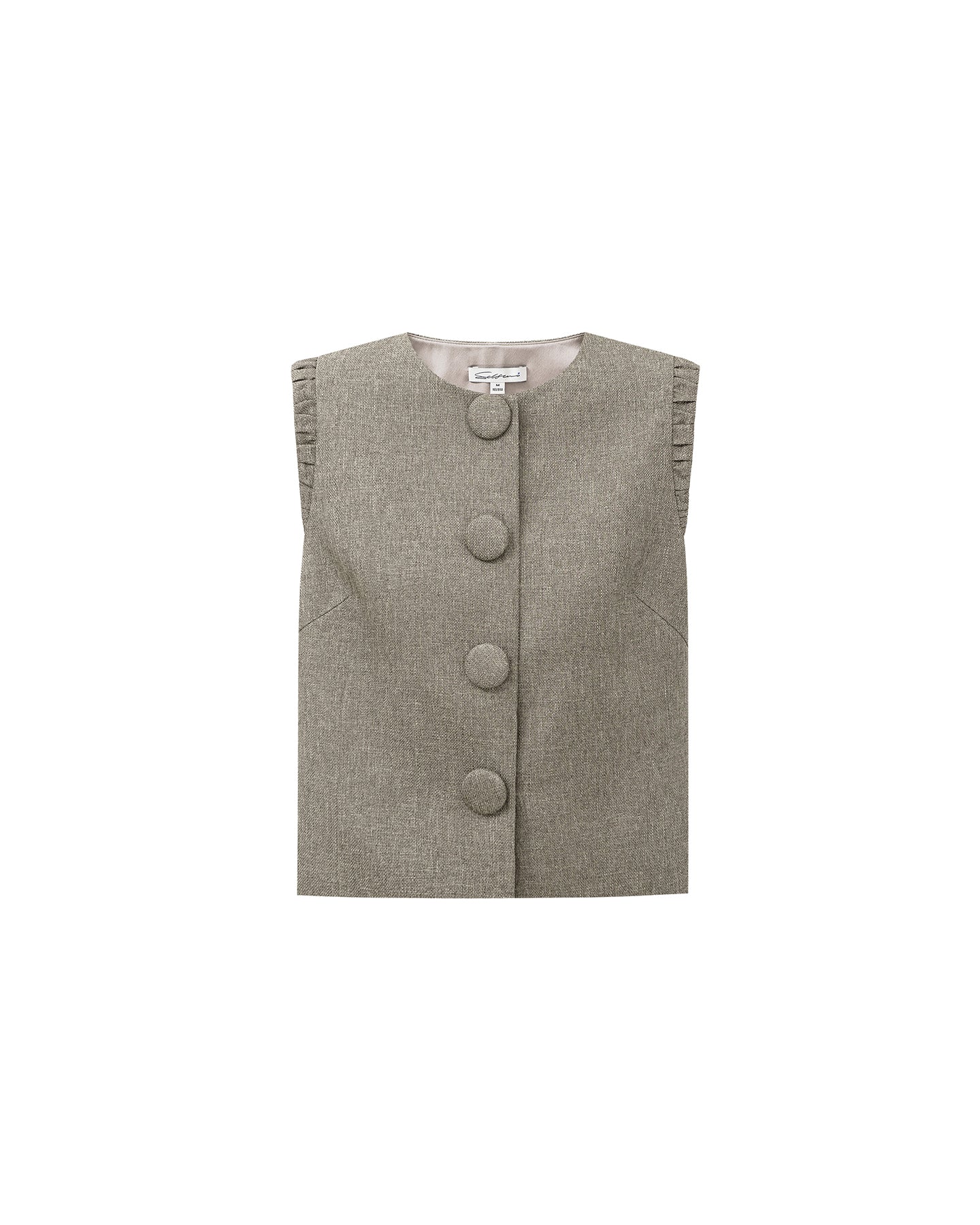 Vintage-Style Cropped Vest