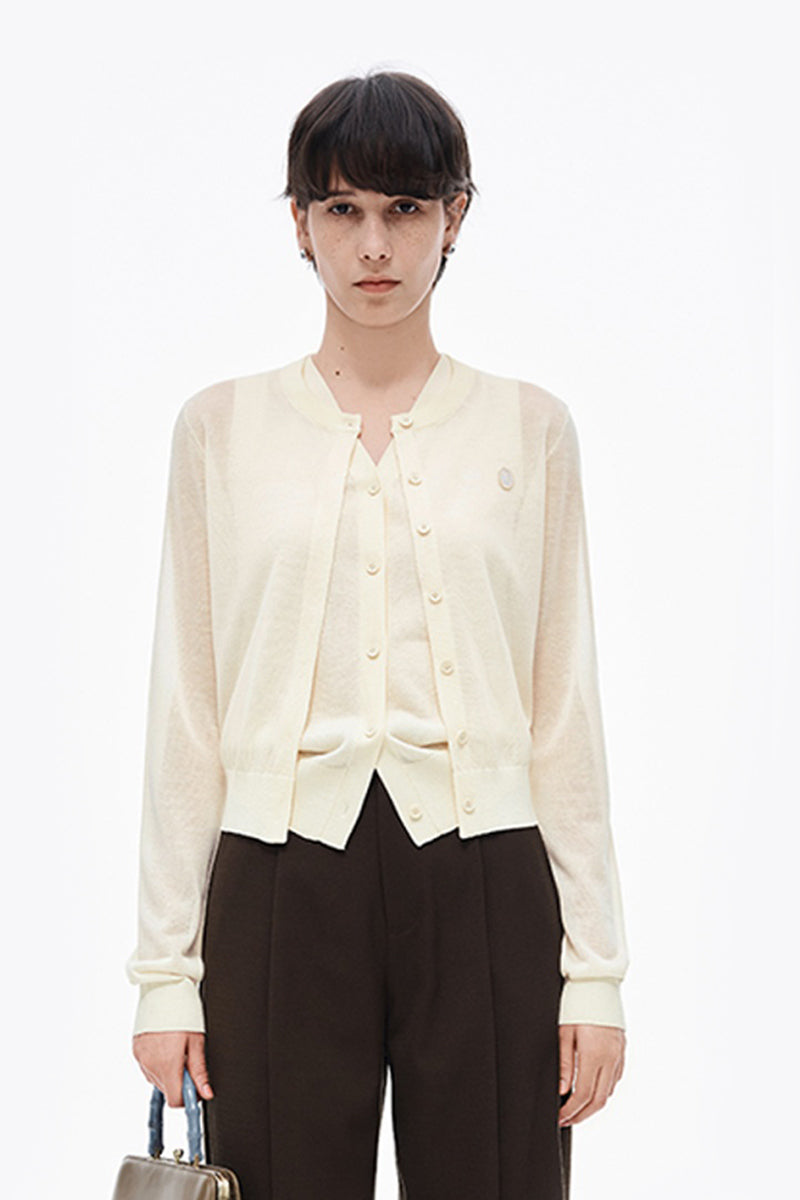 SELFWHO Knitted Cardigan Sweater Coat