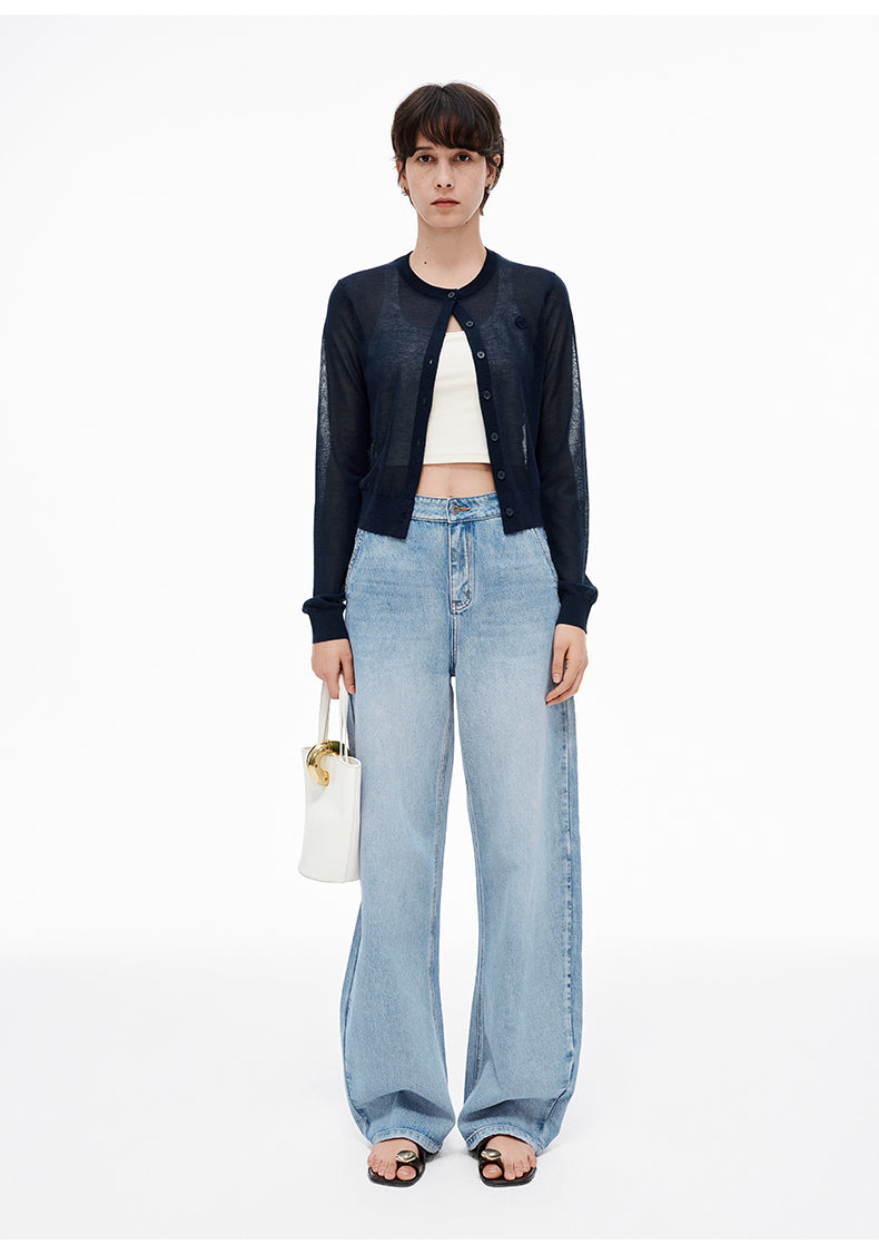 SELFWHO Knitted Cardigan Sweater Coat