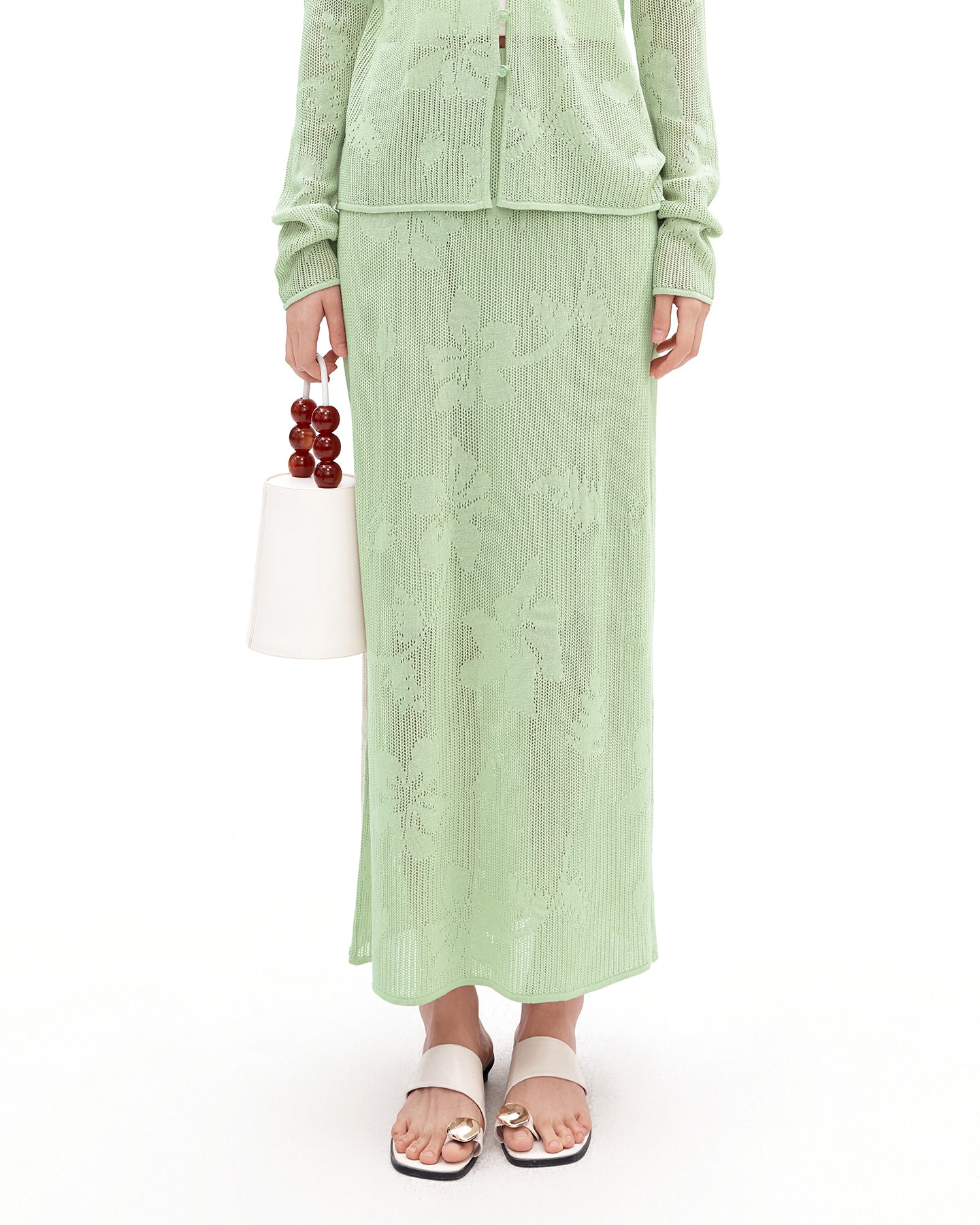 Tencel Open-Knit Sweater