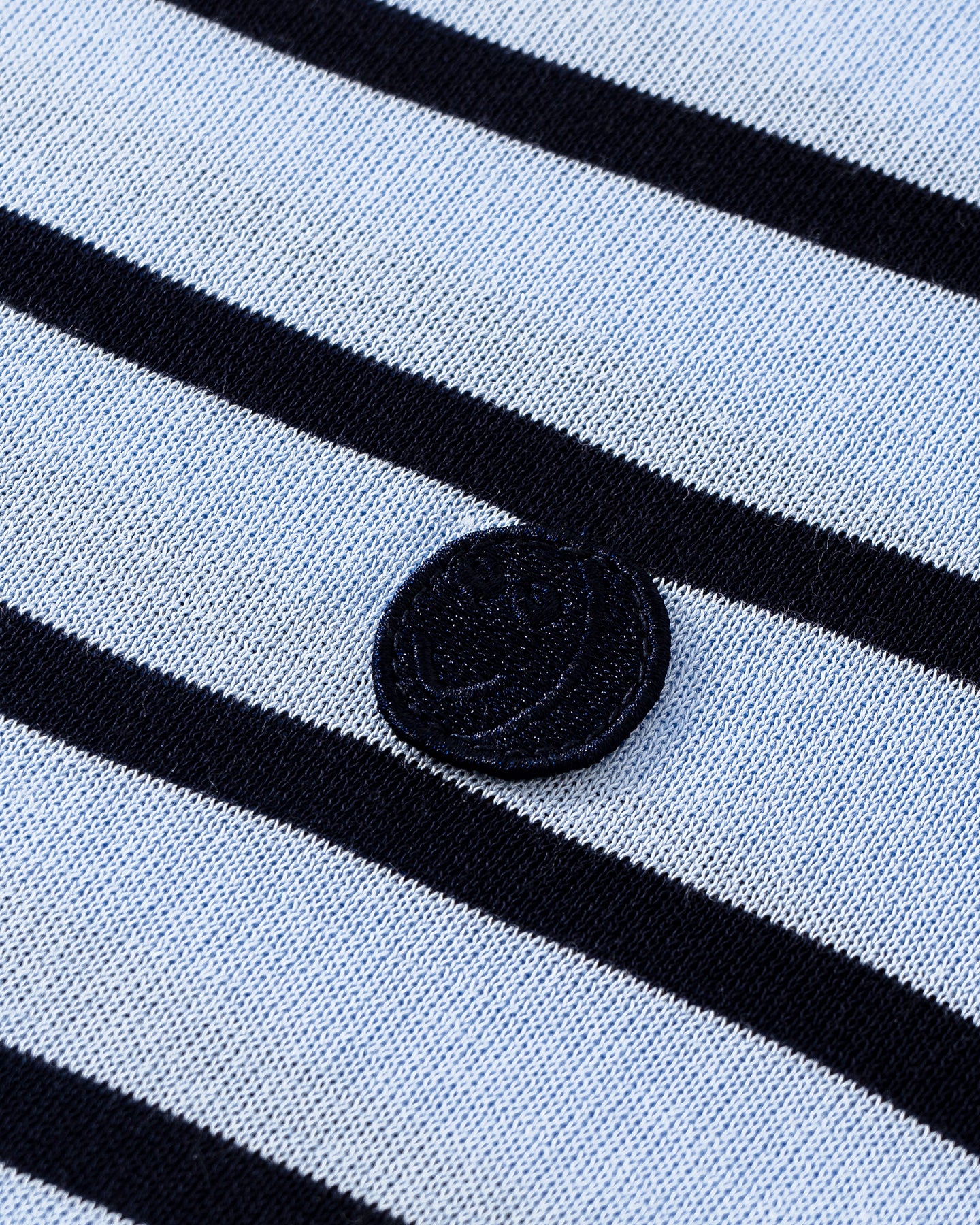 Tencel-Cotton Blend Striped Knit Cardigan