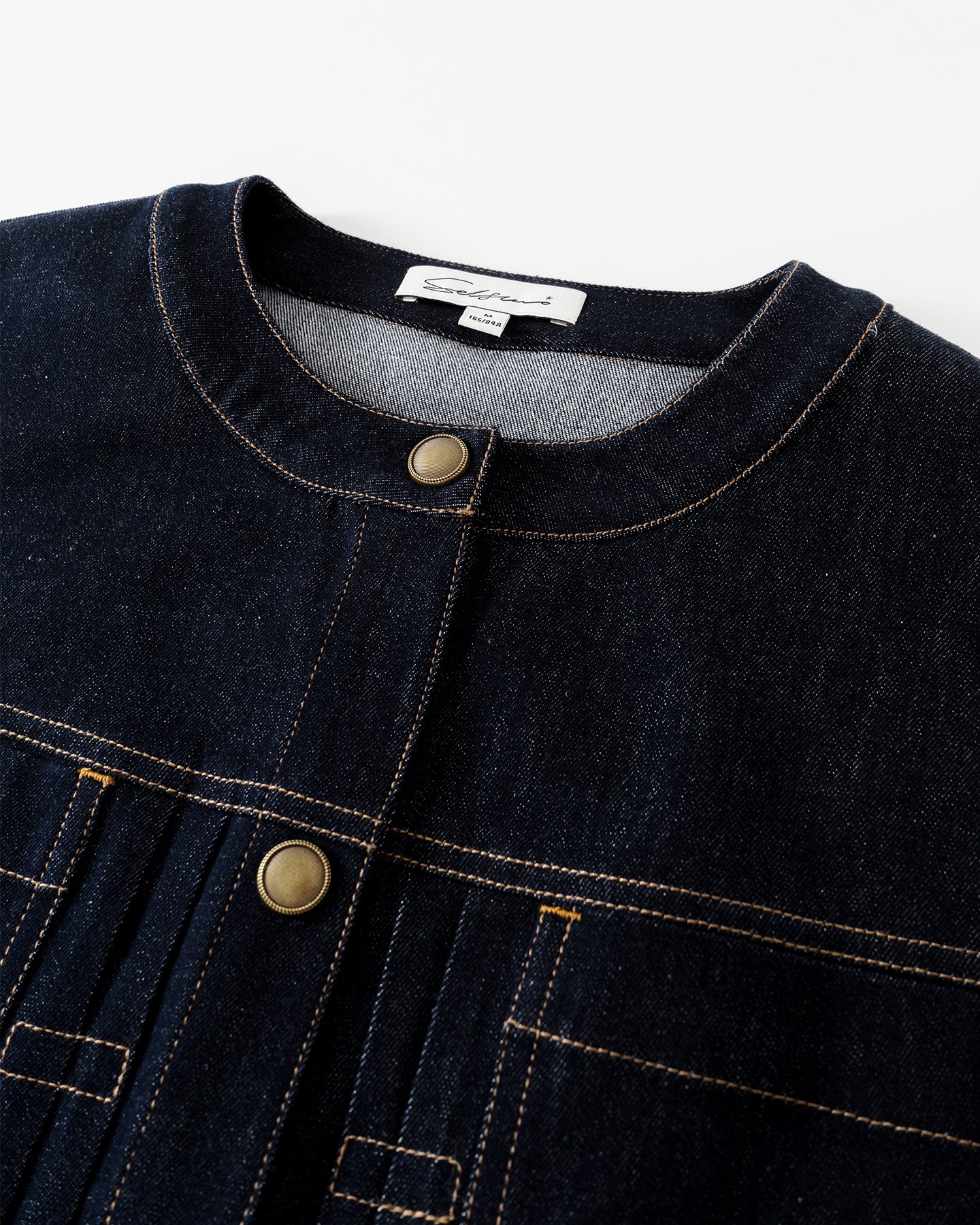 Retro Workwear Denim Vest