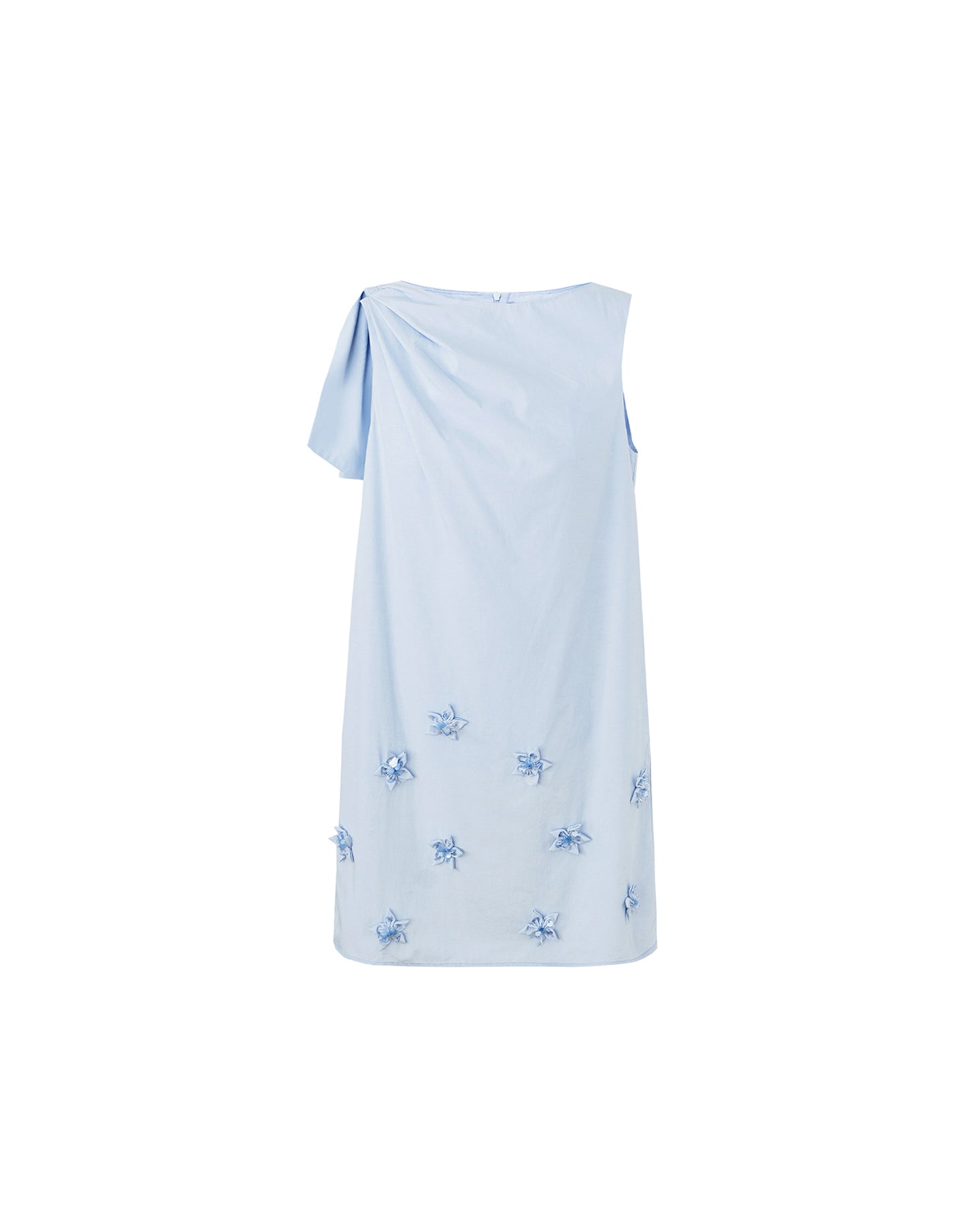 Lyocell Cotton Blended Pleated Vest Dress
