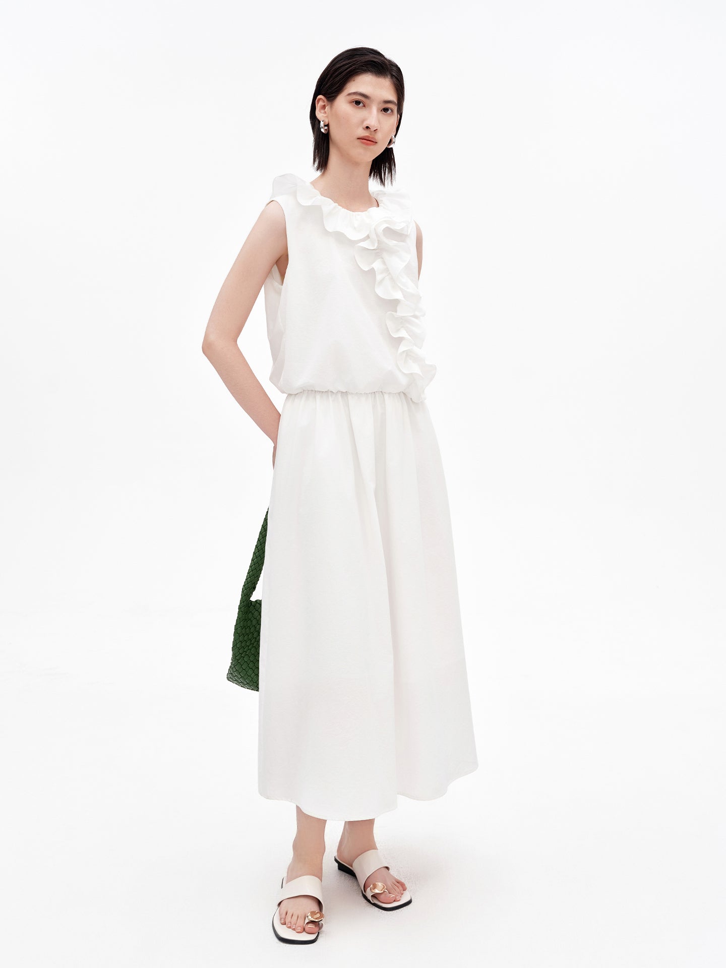 Cotton Blend Dress