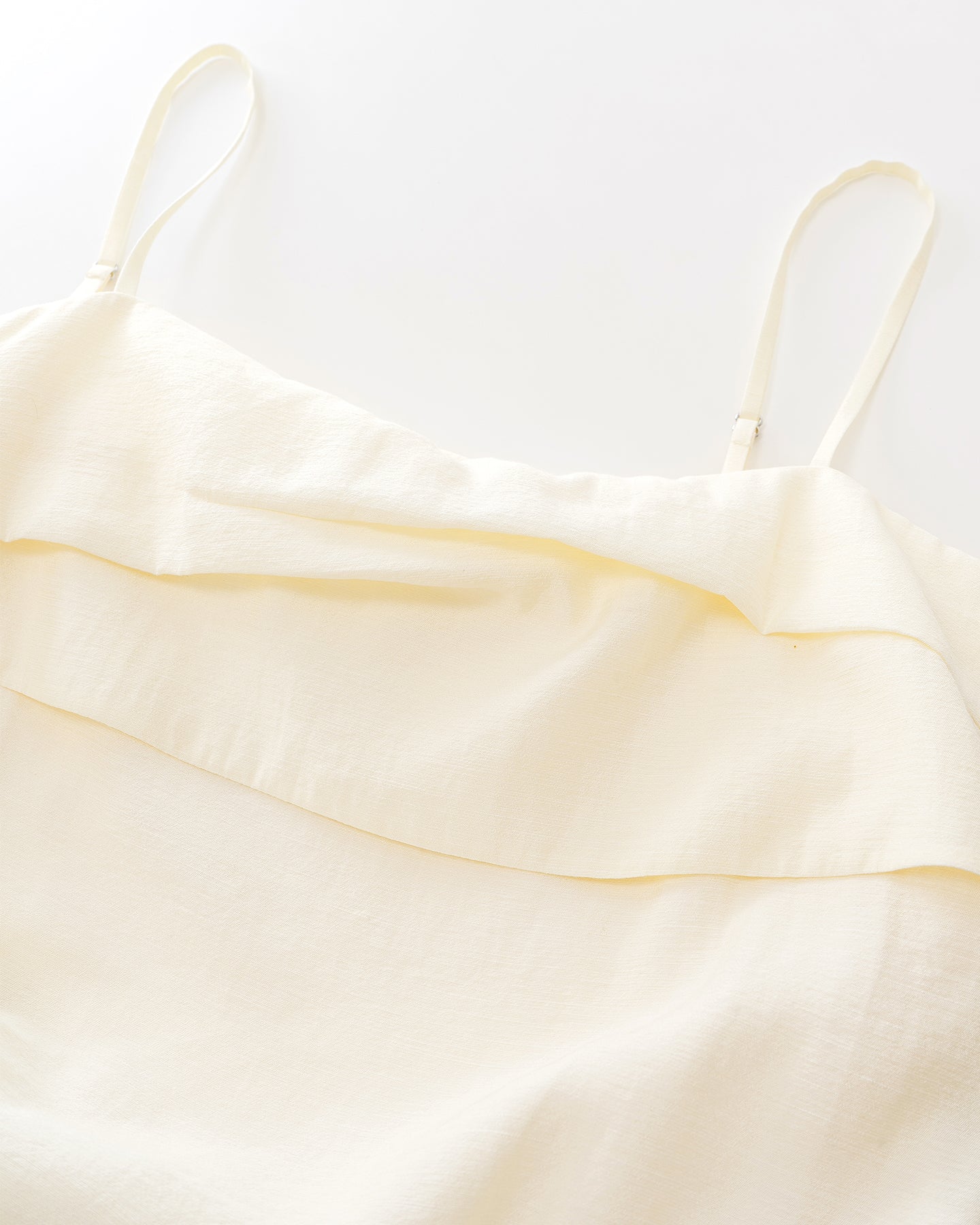 Acetate blend pleated slip dress
