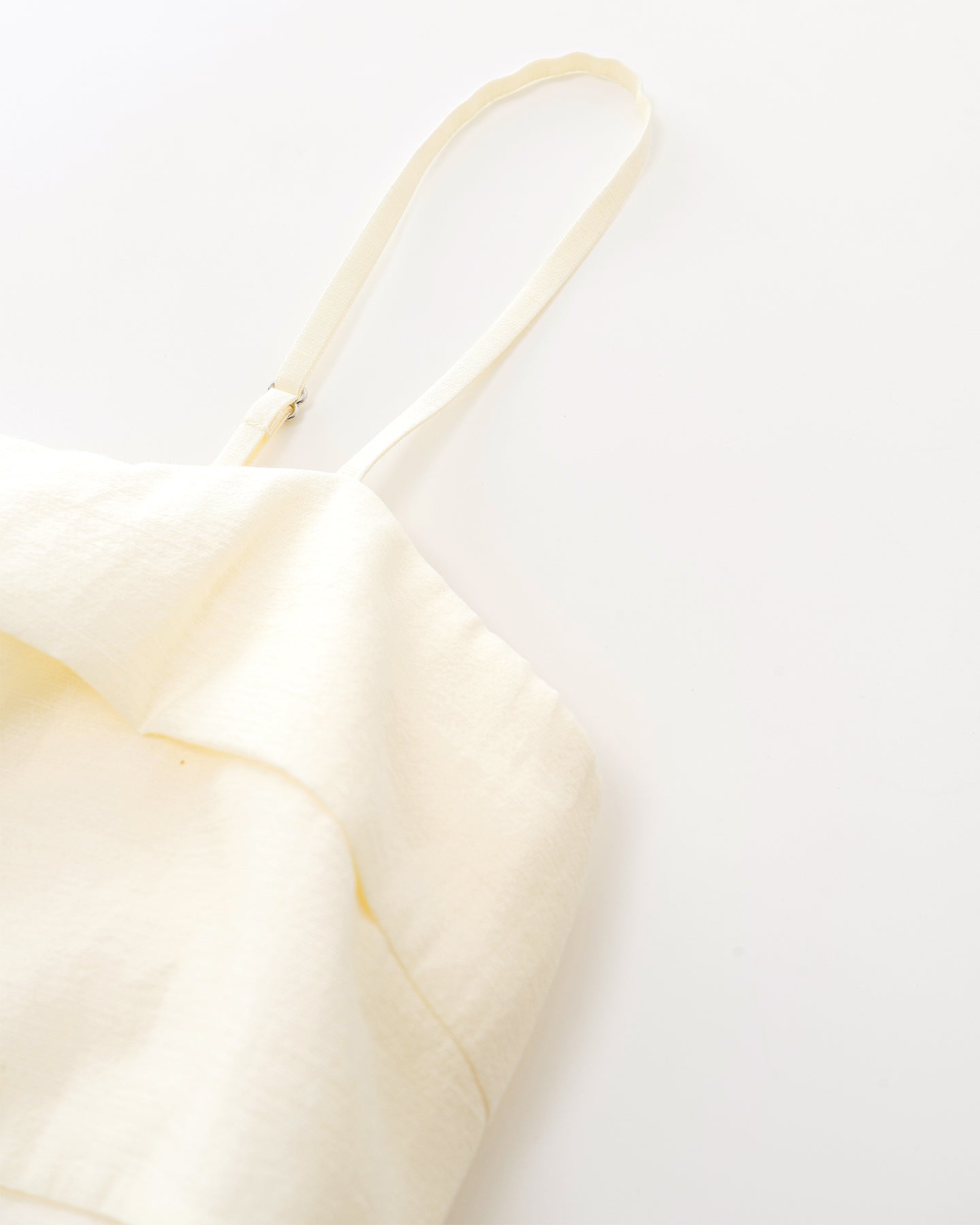 Acetate blend pleated slip dress