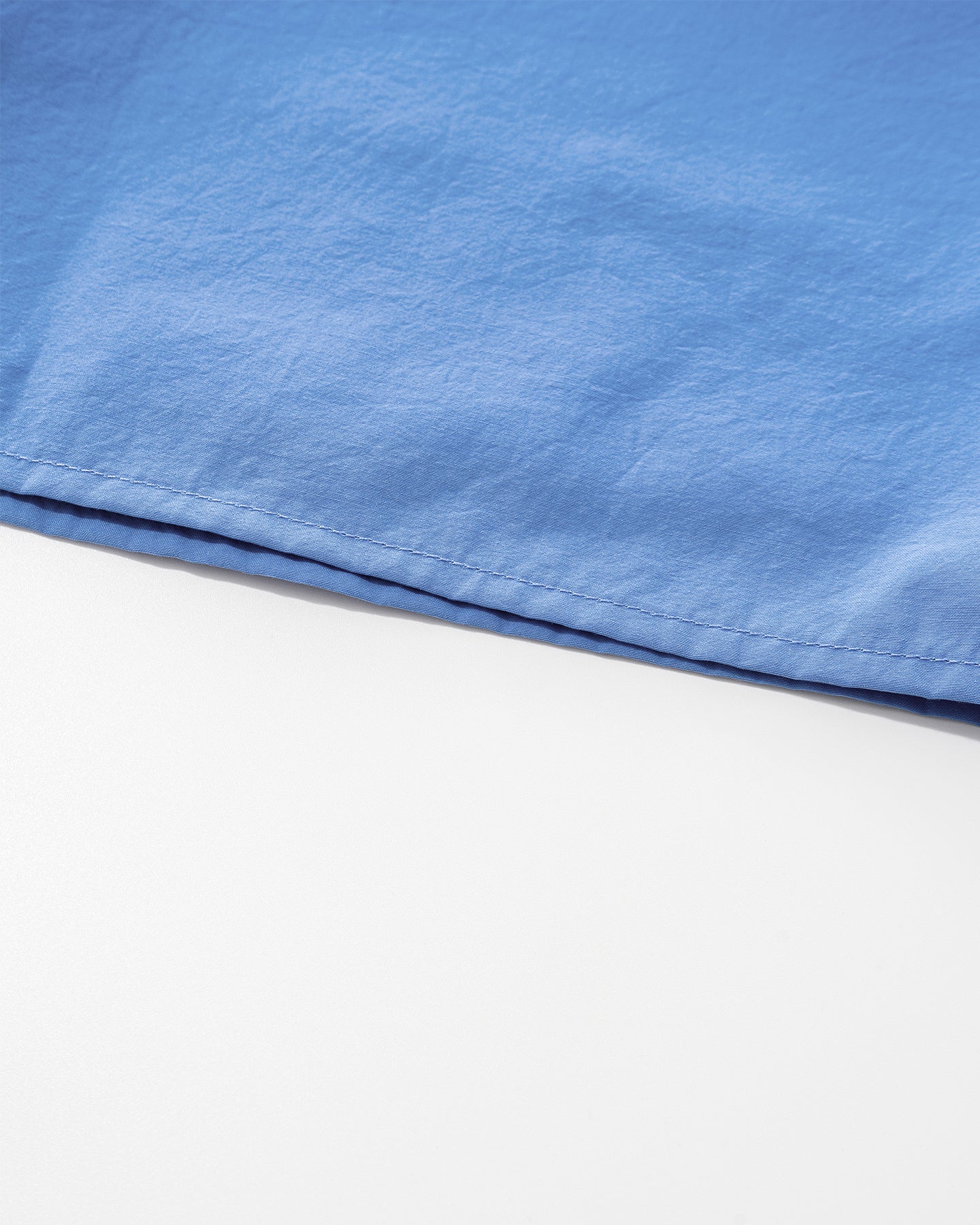 Cotton blend A-line straight dress