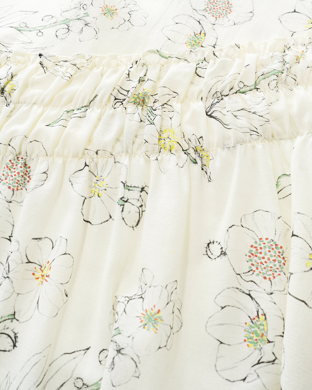 Printed Acetate-Blend Dress