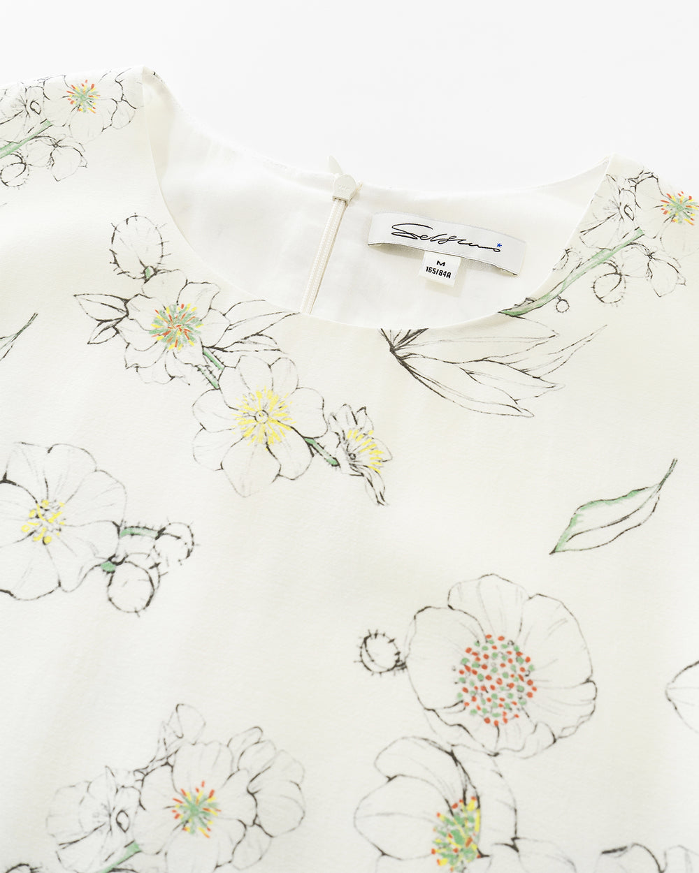 Printed Acetate-Blend Dress