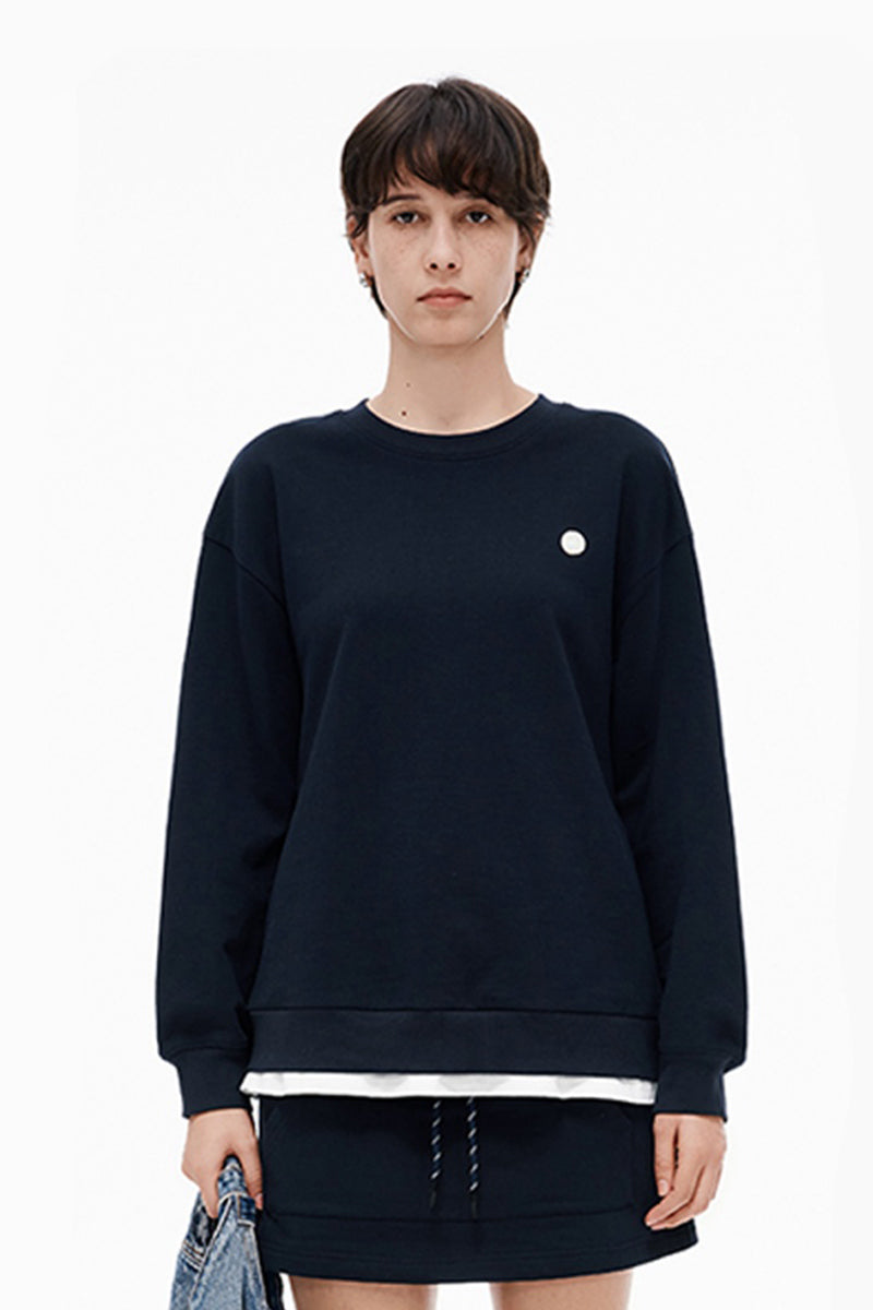 SELFWHO Loose Slim Top Long Sleeves