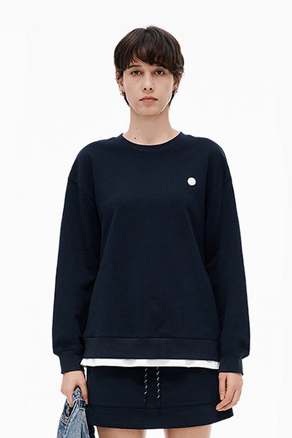 SELFWHO Loose Slim Top Long Sleeves