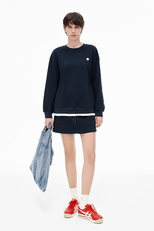 SELFWHO Loose Slim Top Long Sleeves