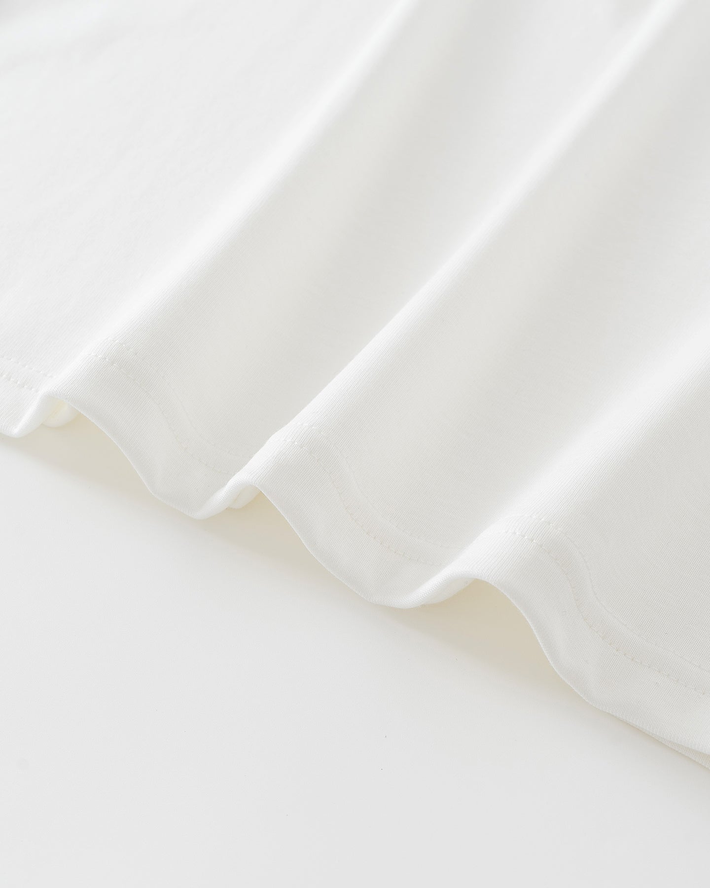 Lyocell Cotton Scarf Collar Top
