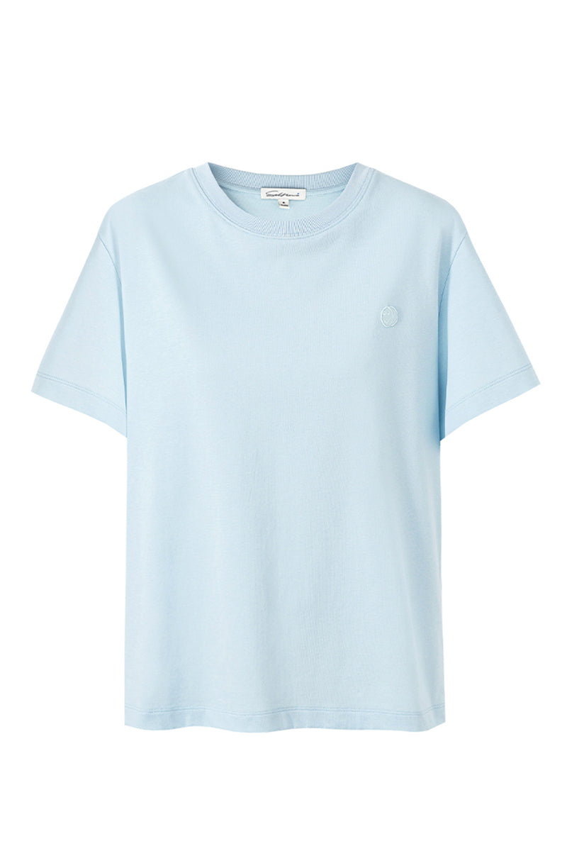 SELFWHO Smiley Wardrobe Series Comfortable Cotton T-shirt