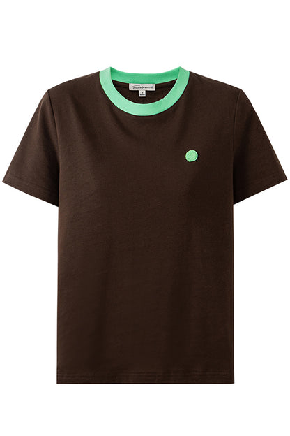 SELFWHO Smiley Wardrobe Contrast Short Sleeve