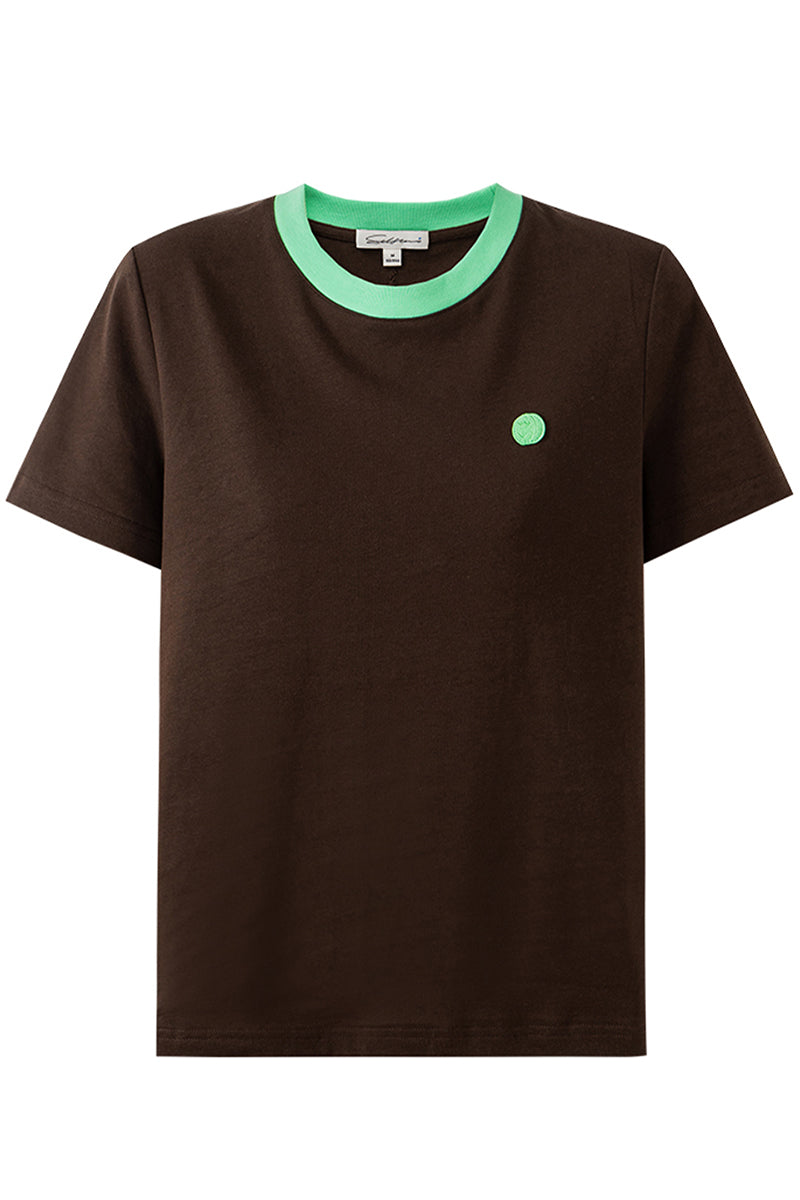 Smiley Wardrobe Contrast Short Sleeve