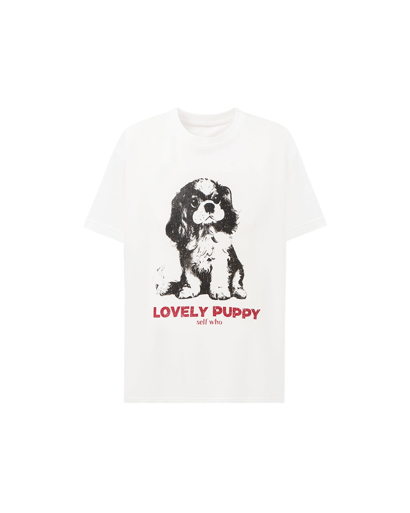 White Springer Spaniel Puppy Short-Sleeve T-Shirt