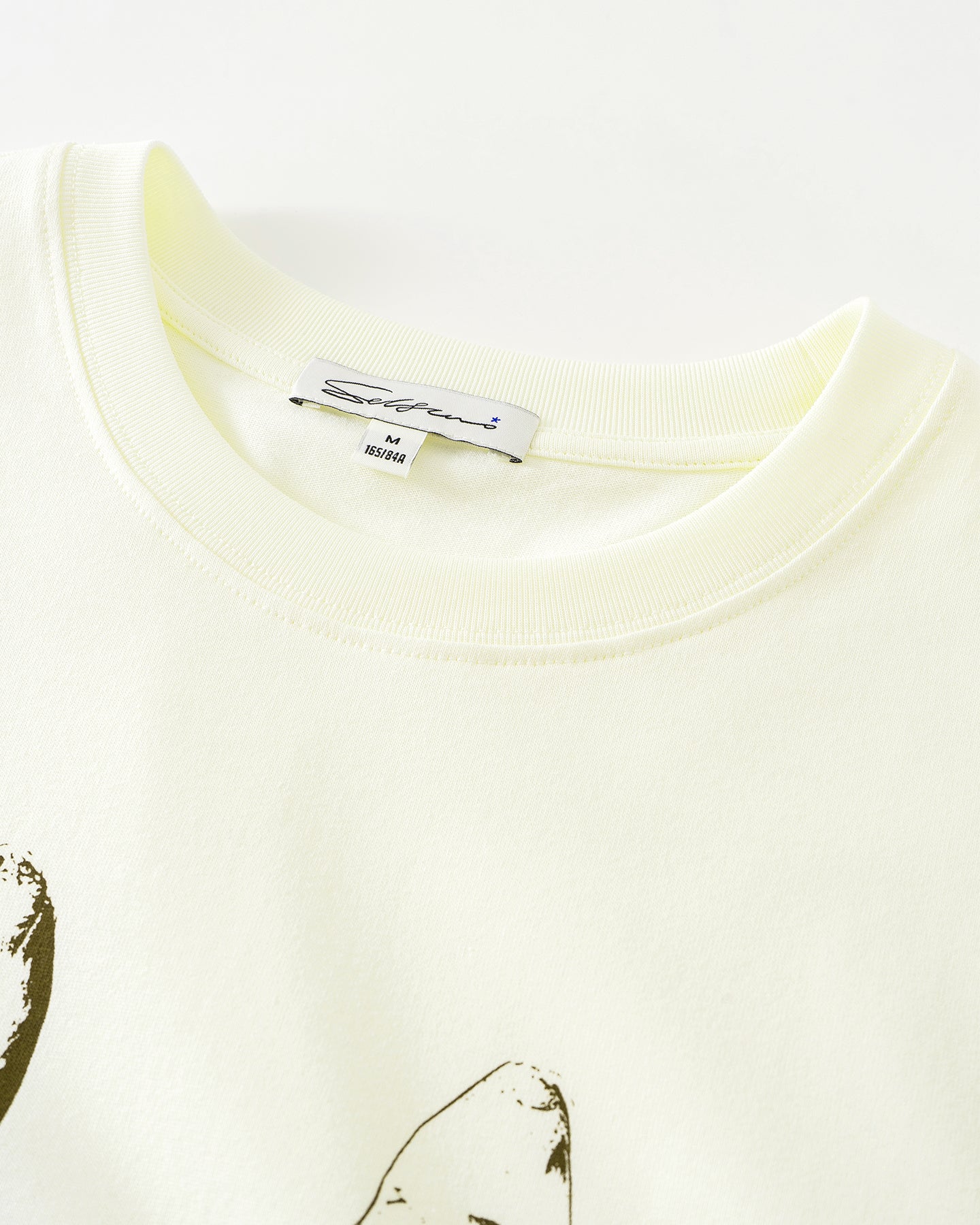 Pure Cotton T-Shirt with Dachshund Puppy Pattern