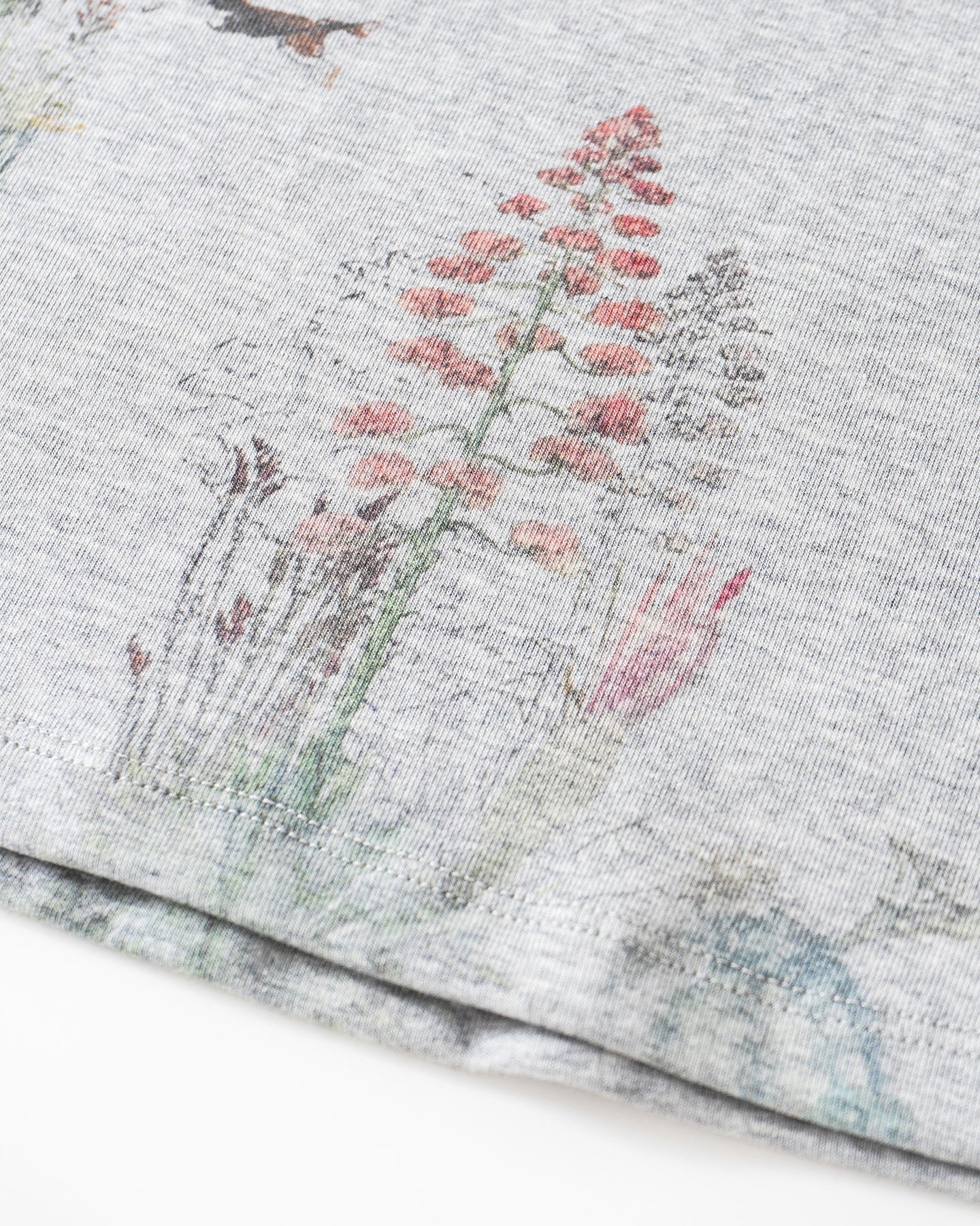 Cactus & Puppy Print Cropped T-Shirt