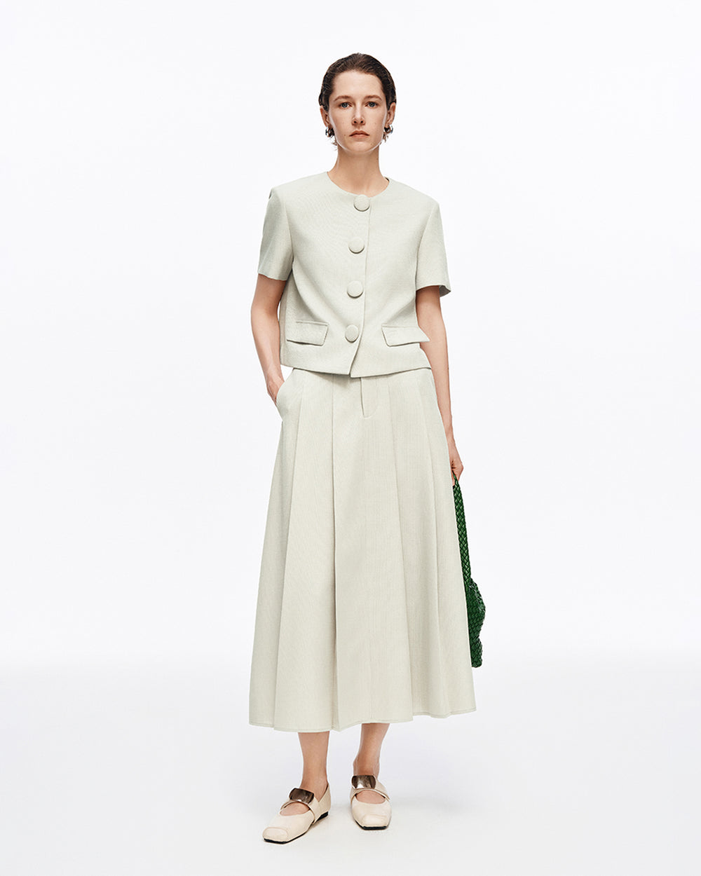 Imported Linen-Look "Old Money" Style Suit