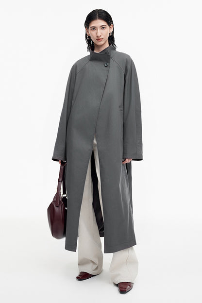 SELFWHO Cotton Blend Double-Faced Coat