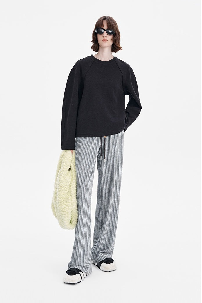 SELFWHO Commuter Versatile Striped Casual Pants