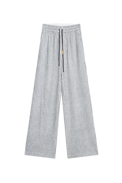 SELFWHO Commuter Versatile Striped Casual Pants