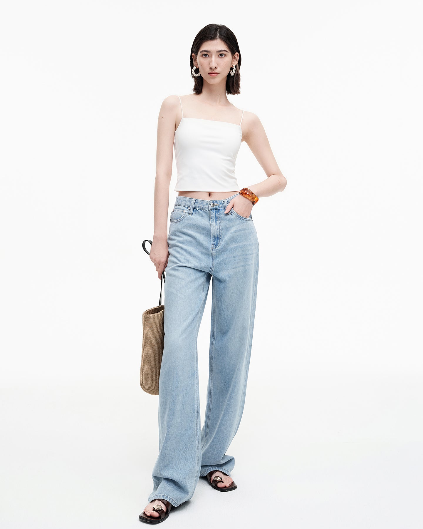 Lyocell Blend Vintage Jeans