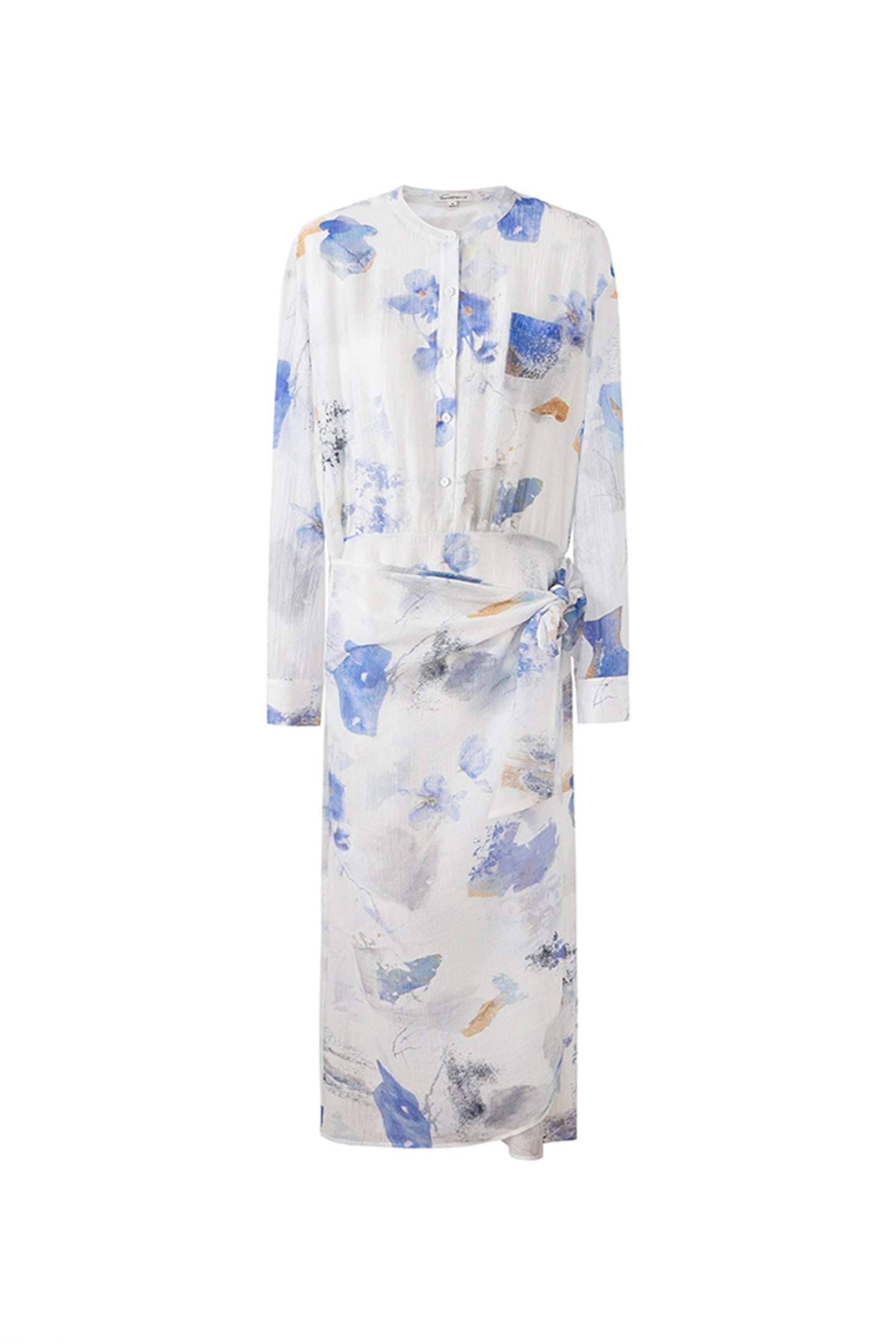SELFWHO Meconopsis Lyocell Print Dress