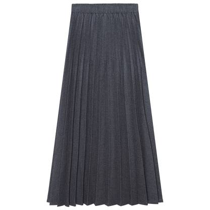 SELFWHO Heavy three-Dimensional Double Pleated Skirt