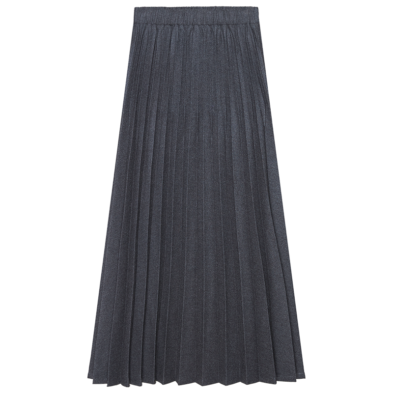 Heavy three-Dimensional Double Pleated Skirt