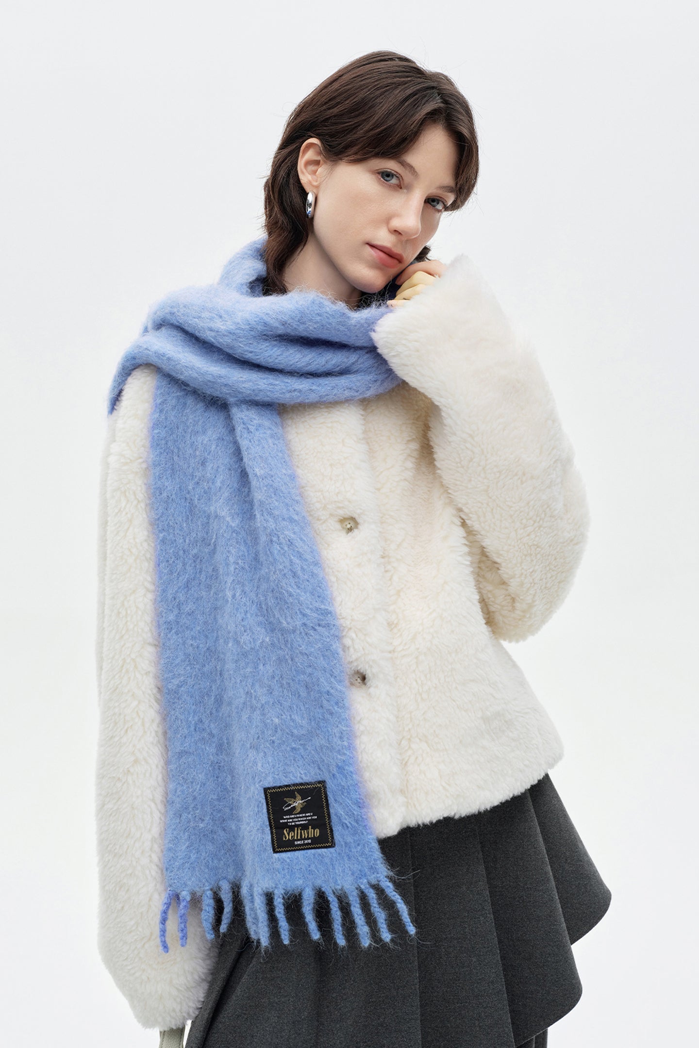 SELFWHO Alpaca Blend Scarf