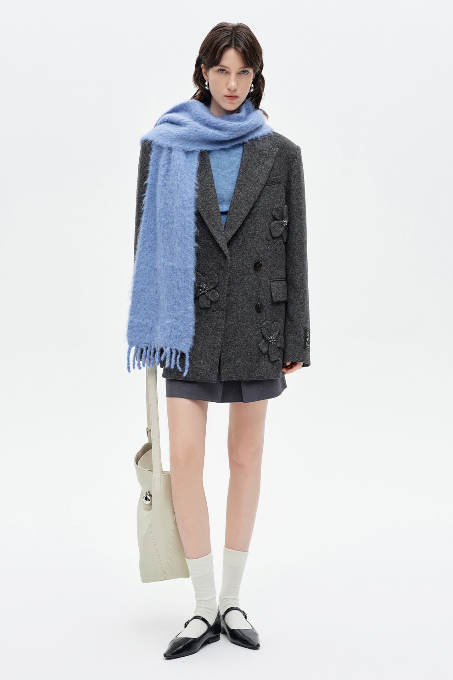 SELFWHO Alpaca Blend Scarf