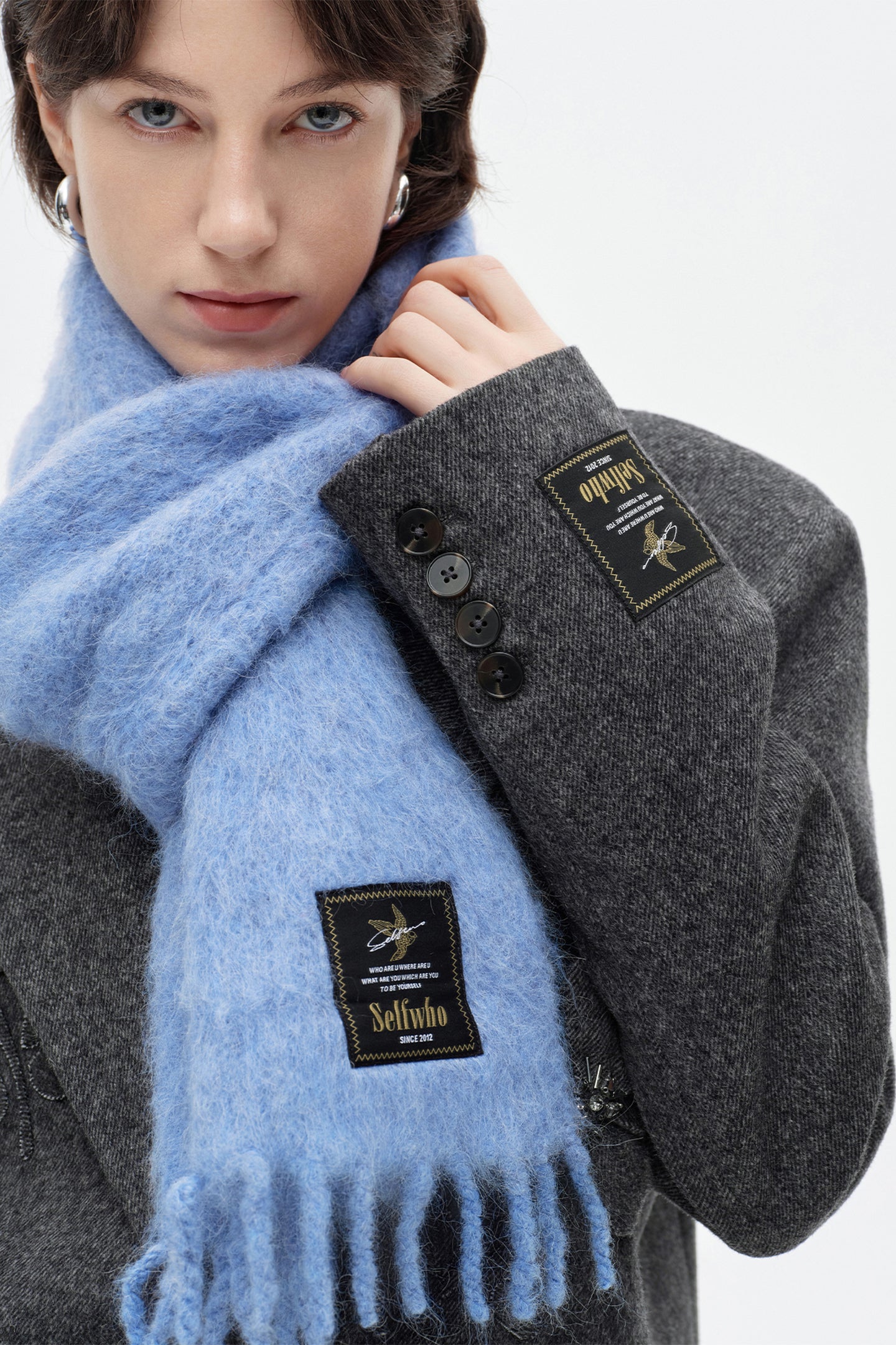 SELFWHO Alpaca Blend Scarf