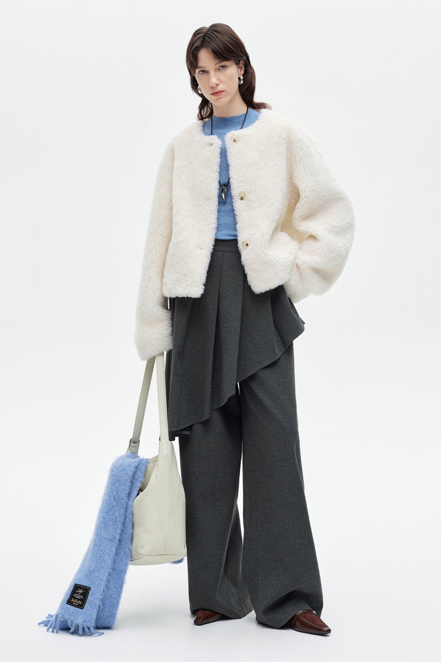 SELFWHO Alpaca Blend Scarf