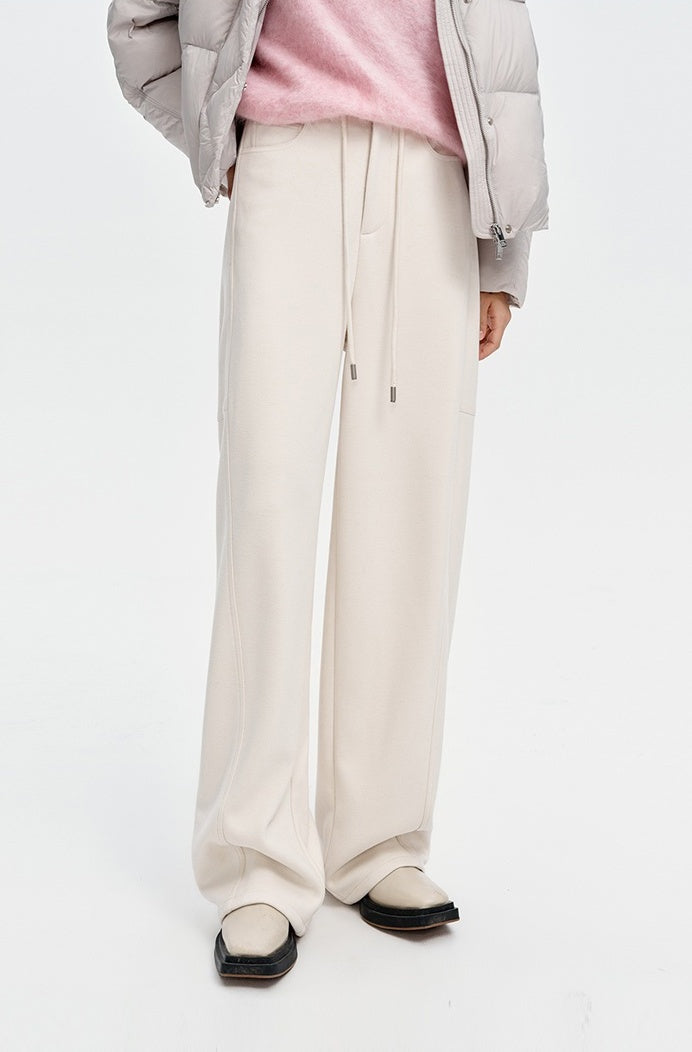 SELFWHO commuter loose drawstring casual pants