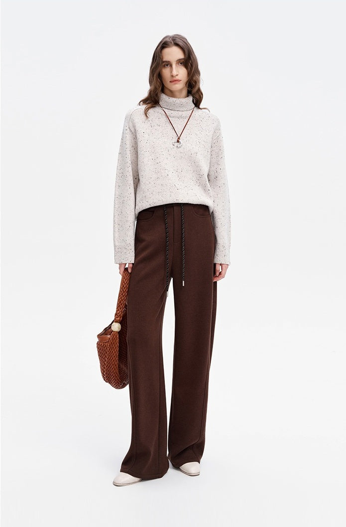 SELFWHO commuter loose drawstring casual pants