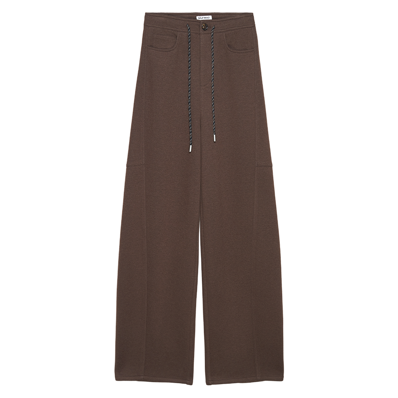 SELFWHO commuter loose drawstring casual pants