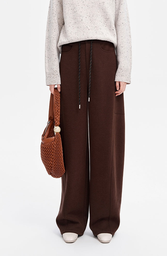 SELFWHO commuter loose drawstring casual pants