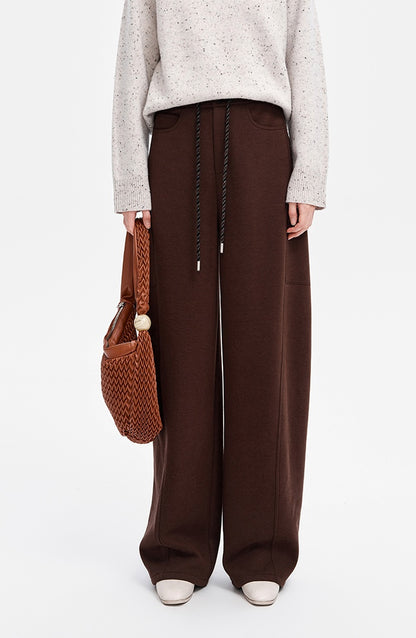 SELFWHO commuter loose drawstring casual pants