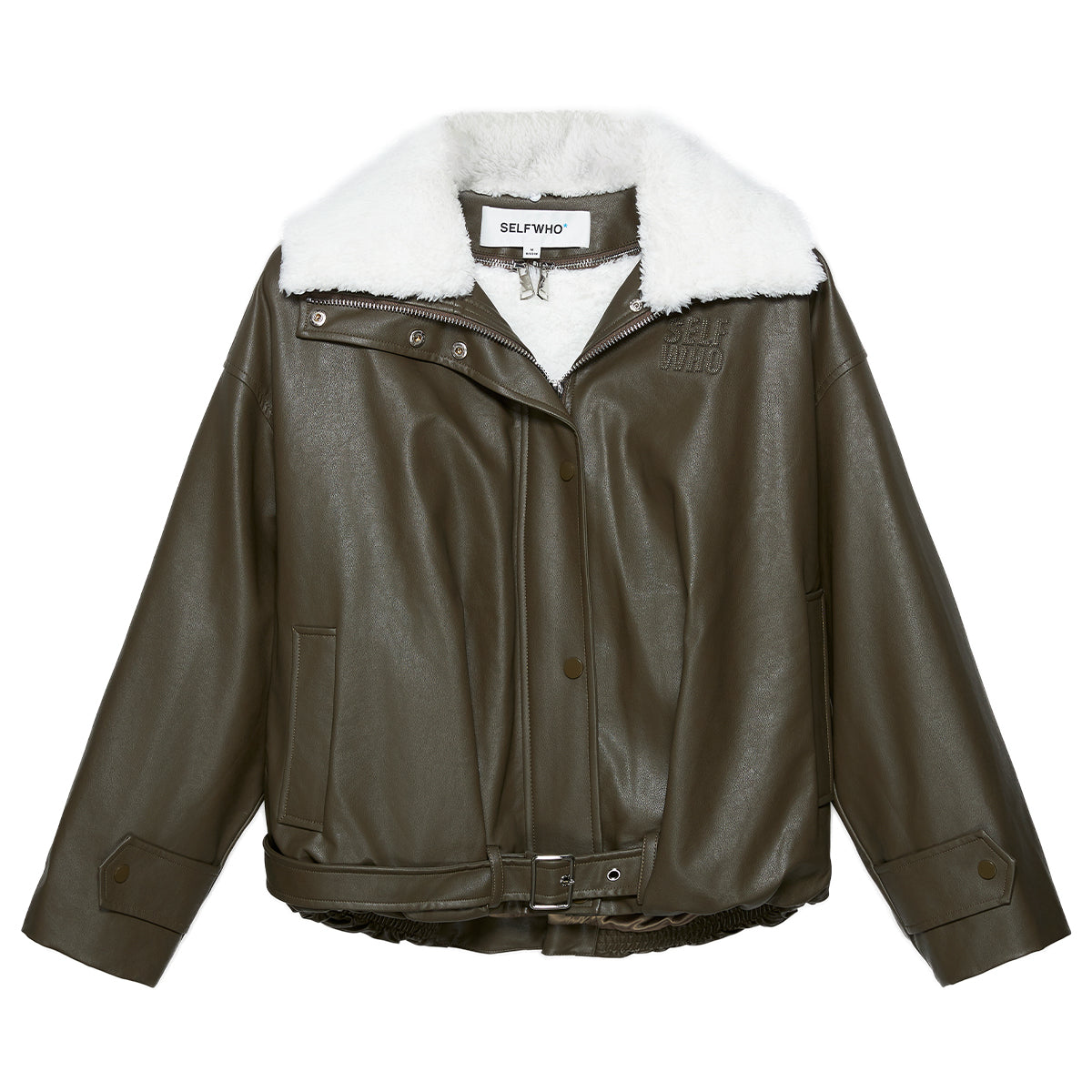 Flight Jacket Green Leather Jacket Clothes