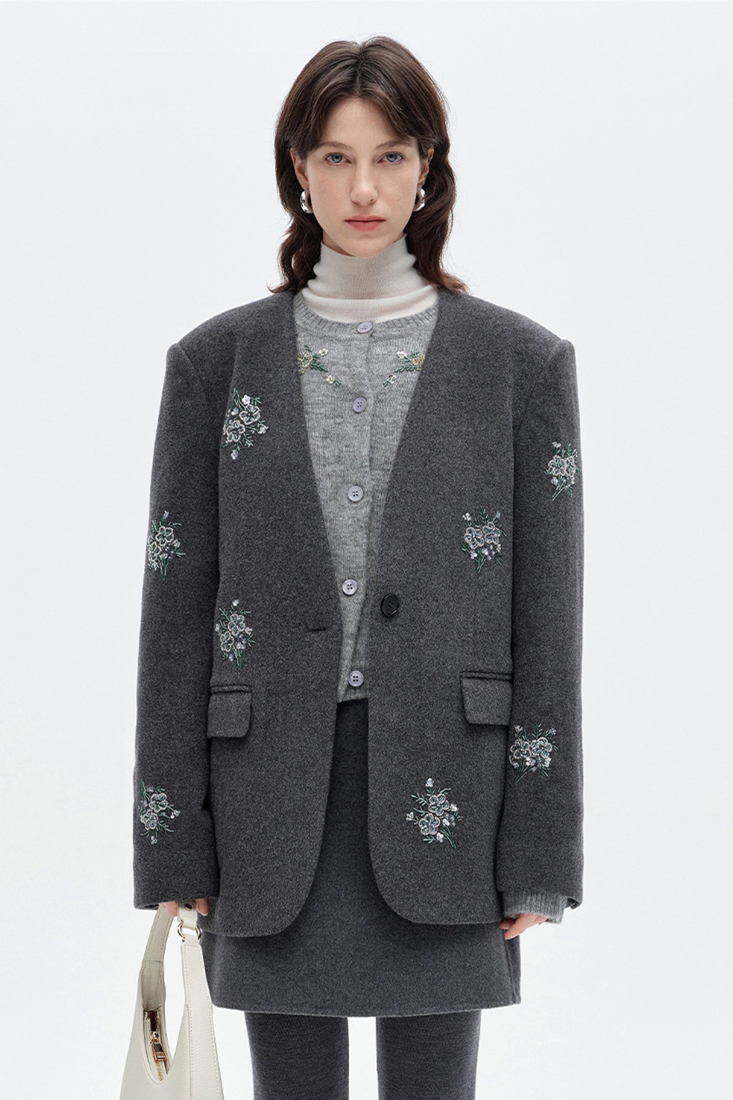 SELFWHO 100% Wool Blazer