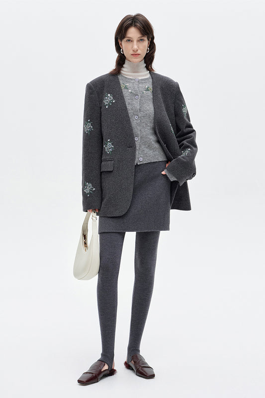SELFWHO 100% Wool Blazer
